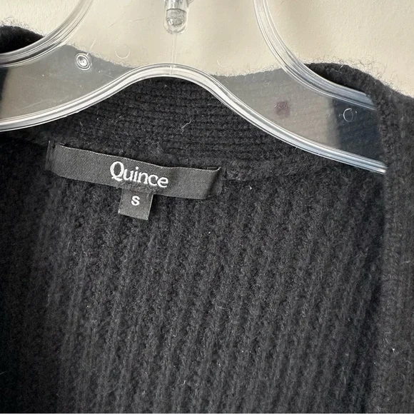 QUINCE MONGOLIAN CASHMERE OVERSIZED BOYFRIEND CARDIGAN SWEATER - Picture 6 of 8